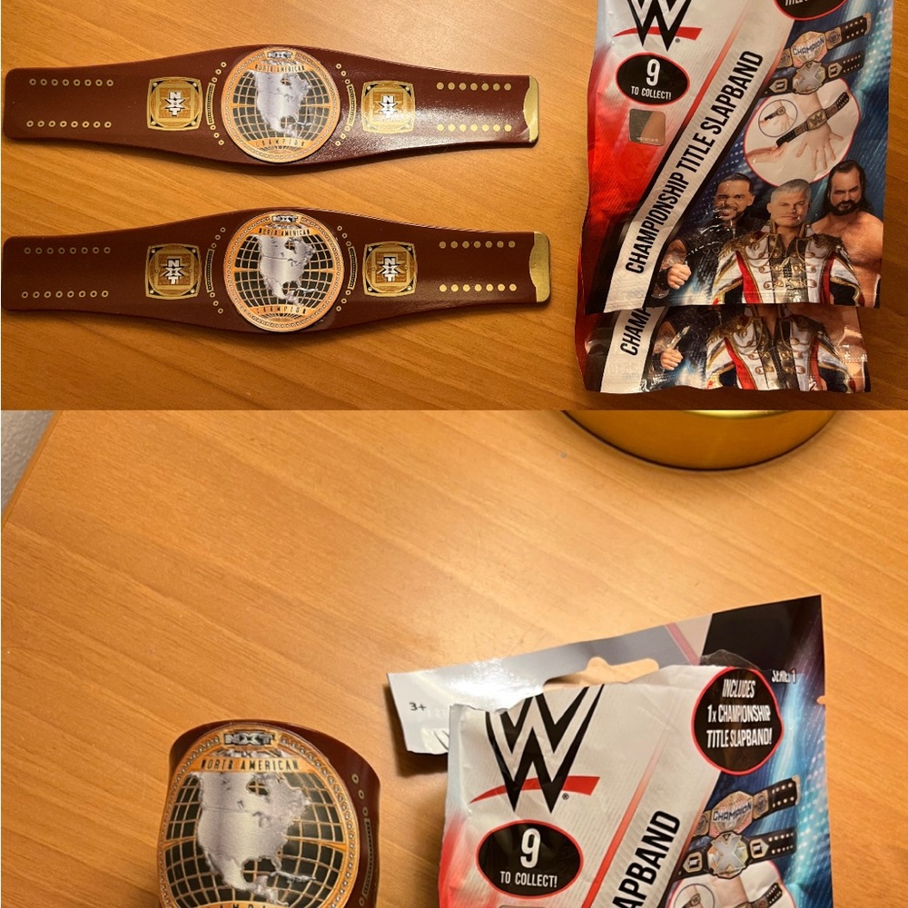 WWE Championship Slap Band Series 1: NA Championship (See description for price)
